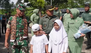 Dandim 0508/Depok Sambangi Koramil Cimanggis, Minta Persit jadi Penyejuk dan Penyemangat untuk Jaga Nama Baik Satuan
