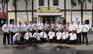56 Anggota Polres Metro Depok Diganjar Penghargaan : Peredaran Sabu 1,2 Ton Terkuak