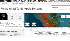 Korban Banjir Bandang dan Longsor di Sumatera Terus Bertambah, Total Mencapai 753 Jiwa Meninggal Dunia