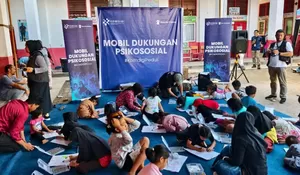 Bantu Pulihkan Trauma Pascabencana pada Anak, Komdigi Gelar Dukungan Psikososial untuk Anak di Pos Pengungsian Sumbar