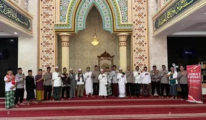 Jumat Curhat, Kapolsek Sukmajaya Depok Ajak Warga Perkuat Kamtibmas, Cegah Curanmor hinggga Aksi Tawuran 