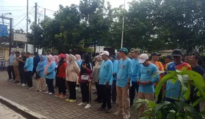 ASN Se-Kecamatan Sawangan Depok Jaga Kebugaran Lewat Senam Pagi, Pekan Ini Kelurahan Cinangka Tuan Rumah