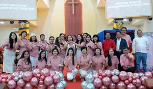 Murid SDN Kristiani Se-Beji Depok Rayakan Natal, Angkat Tema Allah Hadir untuk Menyelamatkan Keluarga