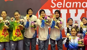 Laga Perdana IMAG 2023, Atlet Taekwondo Kota Bogor Sukses Sapu Bersih 4 Medali Emas