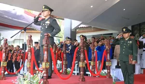 Pimpin Upacara Hari Sumpah Pemuda Tingkat Kabupaten Bogor, Begini Pesan Dandim 0621 Gan Gan Rusgandara