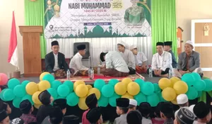 SDN Cipelang 2 Kecamatan Cijeruk Pererat Tali Silaturahmi lewat Peringatan Maulid Nabi