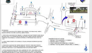 Simak Nih! Ini Rekayasa Lalu Lintas di Kota Bekasi saat Gelaran Pawai Taaruf MTQ 2023