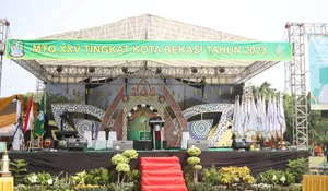 Buka Pawai Taaruf MTQ ke 25, Pj Wali Kota Gani Muhamad : Wujudkan Visi Kota Bekasi yang Ihsan