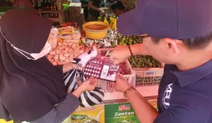 Sosialisasikan Pemilu Tahun 2024, KPU Kabupaten Bogor Grebeg Pasar Bojonggede