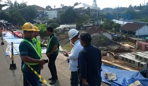 30 Ribu Pelanggan Terdampak, Perumda Tirta Pakuan Gercep Tangani Pipa Distribusi Kena Longsor