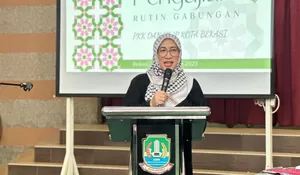 Pengajian Rutin PKK Kota Bekasi, Yolla Kusuma Ajak Kader Doakan Palestina