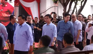 Hadiri Deklarasi Damai Kampanye Pemilu Damai 2024, Prabowo dan Gibran Makin Kompak