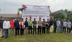 Demi Pemilu 2024 Damai, Forkopimcam Rumpin Bogor Gelar Apel Siaga