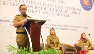 Cegah Stunting, Ini Pesan Pj Wali Kota Bekasi Gani Muhamad buat Kader KB