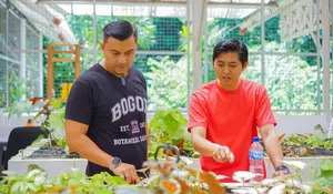 Mengintip Keseruan Aktor Senior Anjasmara Belajar Tanaman di Kebun Raya Bogor