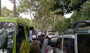 Kondisi Terkini Kemacetan Puncak Bogor, Banyak Warga Hadiri Pemakaman Istri Habib Rizieq di Megamendung