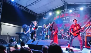 Guncang Panggung GMR Underground Fest Tangerang, Sorban Hitam Bawakan Versi Baru Hits 'Harmoni Kematian'