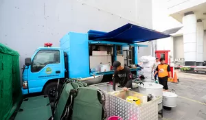 Tagana Kota Bandung Siapkan Dapur Umum Untuk Korban Banjir Bandang di Braga, Sehari Sediakan 900 Porsi 