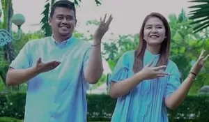 Hiraukan Isu Selingkuh dengan Clara Wirianda, Wali Kota Medan Bobby Nasution Asyik Joget Gemoy Bareng Kahiyang Ayu