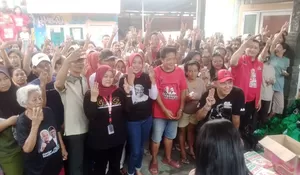 Aksi CDGM,  Relawan Ganjar Getol Door To Door Rumah Warga
