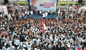 Tegaskan Dukungan, Ratusan Ojol Minta Prabowo Subianto Joget Gemoy, Responsnya Mengejutkan
