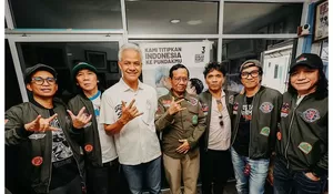 TPN Ganjar-Mahfud Kolaborasi Bareng Slank, Konser Salam Metal 03 Menang Total