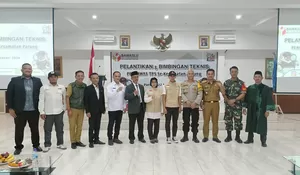 Dilantik, 341 PTPS Pelototi Pemilu 2024 di Parung Bogor