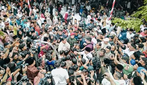 Resmikan 15 Titik Air di Bangkalan, Prabowo Subianto Ceritakan Asal Usul Program Air Bersih : Aspirasi saat Kunjungan Bareng Jokowi