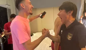 Ekspresi Shin Tae Yong Usai Timnas Indonesia Lolos 16 Besar Piala Asia 2023