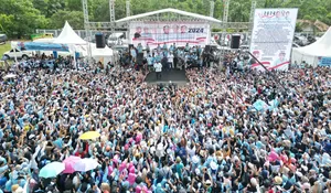 Kampanye di Subang, Prabowo Subianto Minta Warga Waspada Kecurangan Pemilu 2024