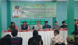 Pemdes Cibalung Gelar Rakorpimdes Persiapan Pemilu 2024