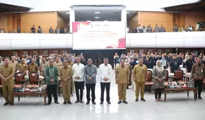 Pj Bupati Bogor Hadiri Rakornas Implementasi Pendidikan Antikorupsi di Lingkungan Pemda