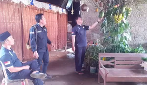 TPS Unik di Rumpin Bogor, Pakai Hiasan Buah-Buahan, Biar Menarik dan Kurangi Golput Pemilu 2024