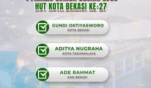Berikut Ini Empat Besar Finalis Lomba Desain Logo Hari Ulang Tahun Kota Bekasi Ke-27
