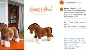 Anak Shandy Aulia Dapat Kado Boneka Kuda, Cek Harga Ternyata  Bisa Beli  Kuda Beneran Lho