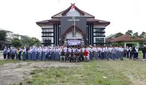 Ratusan Pelajar Antusias di Rumpin Bogor Ikuti Seleksi Paskibra