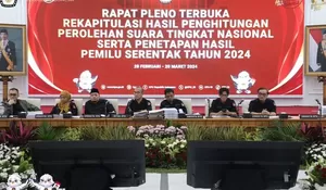 Sempat Diskors 25 Menit, KPU Akhirnya Tetapkan Hasil Pemilu 2024