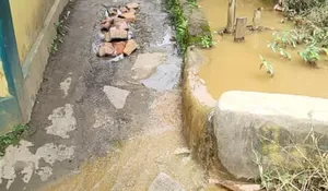 Selokan Sering Meluap dan Bikin Banjir di Cipicung Bogor, Warga : Sudah Lapor Pemdes tapi Nggak Ada Tanggapan