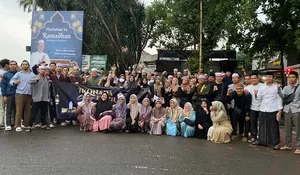 Jadi Tradisi, Ikatan Keluarga Besar Qotrun Nada Bagikan Ribuan Takjil Gratis