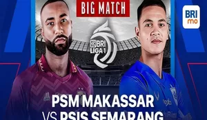 BRI Liga 1: PSM Makassar vs PSIS Semarang! Prediksi Big Match Berserta Susunan Pemain dan Head To Head