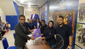 Kembalikan Formulir, Eka Maulana Fix Ikuti Penjaringan Bakal Calon Wali Kota Bogor ke Partai NasDem