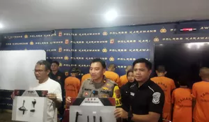 10 Hari Operasi Jaran Lodaya, Polres Karawang Bekuk 3 Kelompok Curanmor Residivis