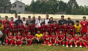 Persiapan Kejurda Jawa Barat, Tim Karawang U14 Jalani Uji Coba Lawan Tuan Rumah Depok