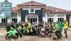 PKK Desa Wancimekar Rutin Melakukan Senam Pagi