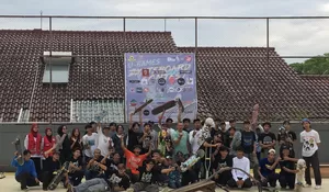 Hadiri U Games Skateboard Contest, Ketua Kormi Kabupaten Bogor Dorong Skateboarder Raih Prestasi