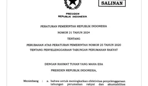 Ini Dia Isi PP Nomor 21 Tahun 2024 yang Mengatur Gaji Karyawan Swasta dan PNS Dipotong 3 Persen Untuk Iuran Tapera!