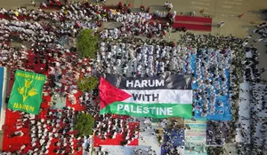 Harum With Palestine, Aksi Solidaritas dari Karawang untuk Rafah Palestina