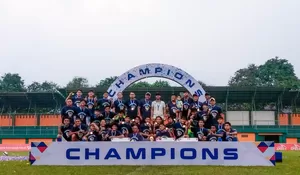 Adhyaksa Farmel FC Juara Liga 3 Nasional Usai Bekuk Persibo Bojonegoro 3-2 di Stadion Mini Cibinong Bogor