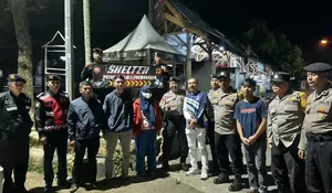 Jaga Keamanan Malam Hari, Polres Purwakarta Patroli ke Seluruh Wilayah