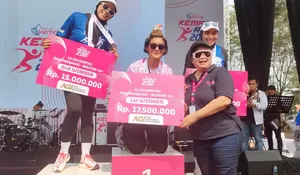 Kemala Run 2024, Bhayangkari Polres Purwakarta Sabet Juara Kedua Half Marathon